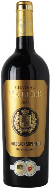 Вино CHEVAL QUANCARD S.A. Chateau Meillier Bordeaux Superieur AOC червоне сухе 11-14,5% 0,75 л - фото 1