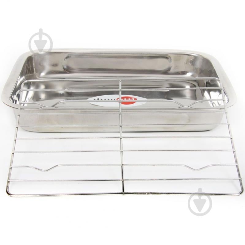 Форма для запекания Domotti с решеткой, 30х22х5 см - фото 3 Форма для запекания Domotti с решеткой, 30х22х5 см - фото 3
