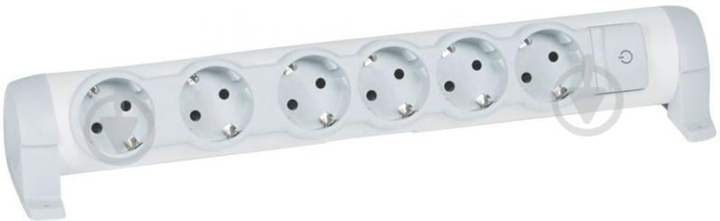 Колодка Legrand Comfort із заземленням 6 гн. з вимикачем сірий 694639 - фото 1 Колодка Legrand Comfort із заземленням 6 гн. з вимикачем сірий 694639 - фото 1