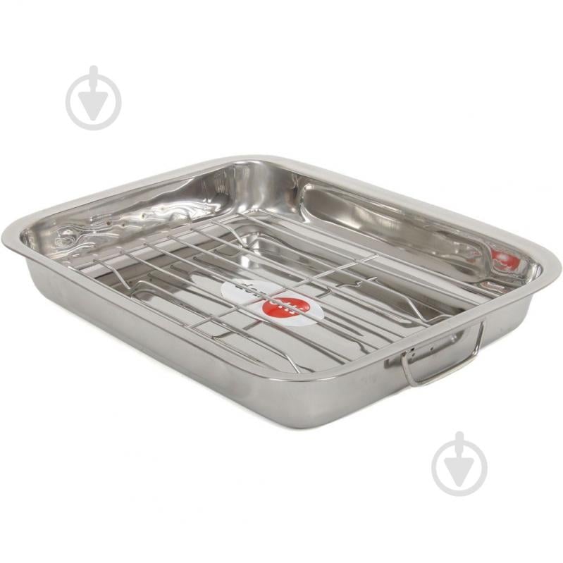 Форма для запекания Domotti с решеткой 40х28,5х5 см - фото 1 Форма для запекания Domotti с решеткой 40х28,5х5 см - фото 1