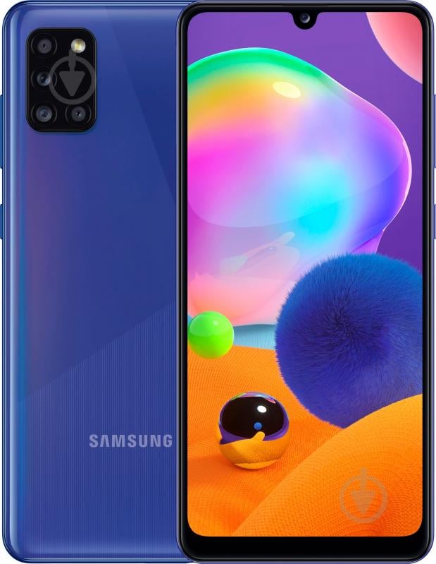 Смартфон Samsung Galaxy A31 4/64GB blue (SM-A315FZBUSEK) - фото 1