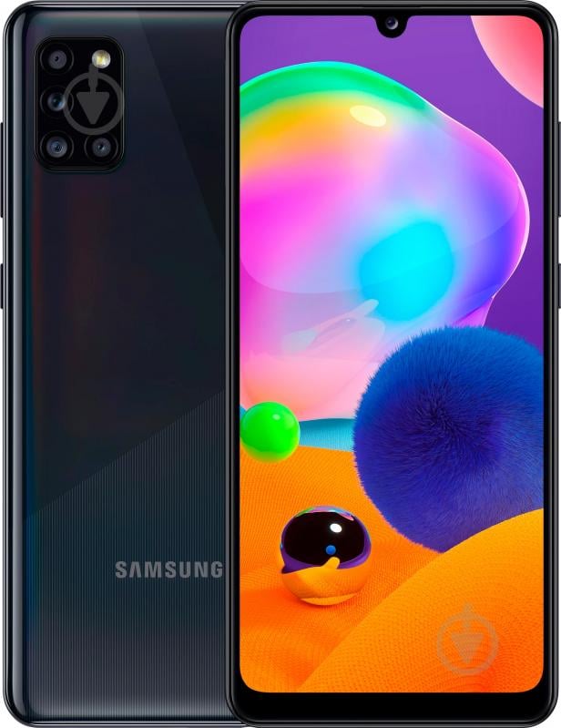 ᐉ Смартфон Samsung Galaxy A31 4/64GB black (SM-A315FZKUSEK) • Купить в ...