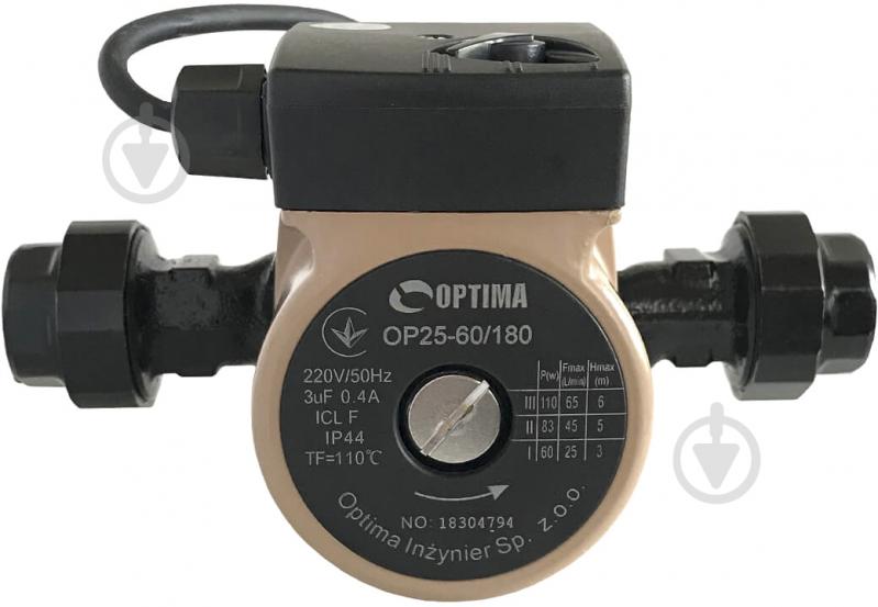 Циркуляционный насос Optima OP25-60 180 - фото 1 Циркуляционный насос Optima OP25-60 180 - фото 1
