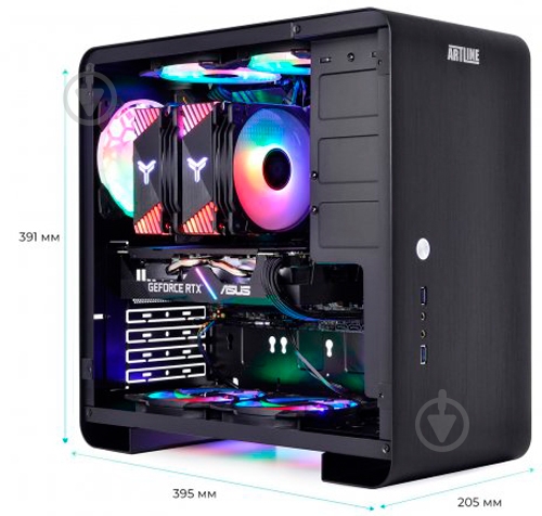 Компьютер Artline Gaming X75 (X75v38) black - фото 9