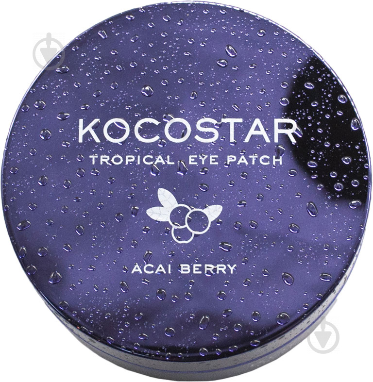 Гидрогелевые патчи Kocostar Tropical Eye Patch Ягоды асаи 90 г 60 шт./уп. - фото 1