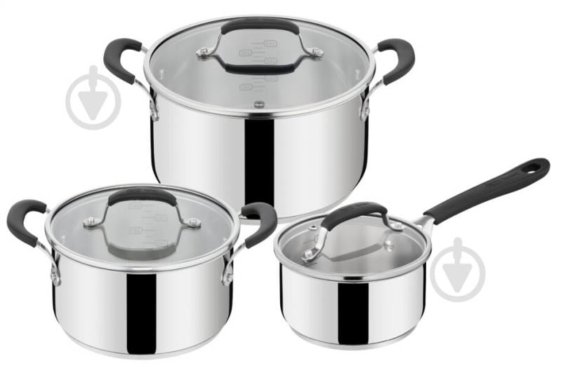 Набор посуды Tefal Jamie Oliver 6 предметов E318S634 - фото 2