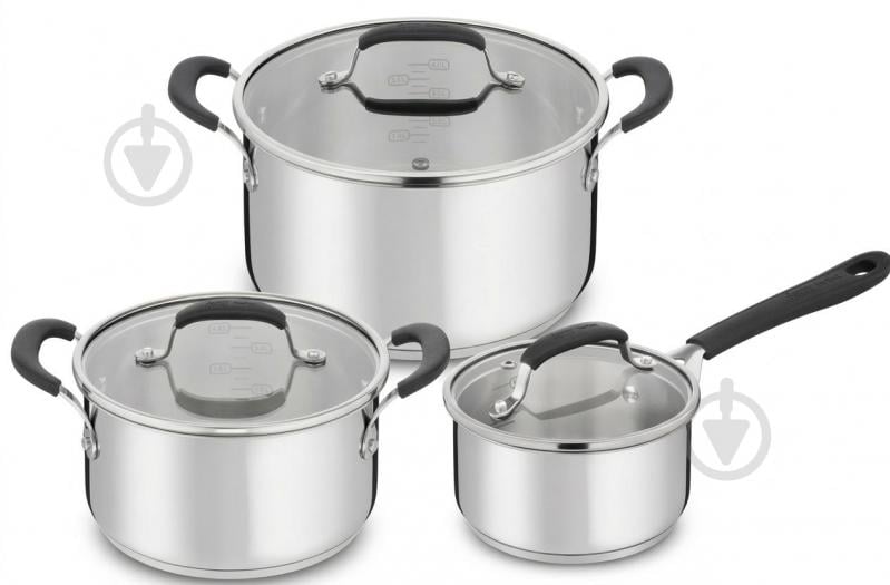 Набор посуды Tefal Jamie Oliver 6 предметов E318S634 - фото 1