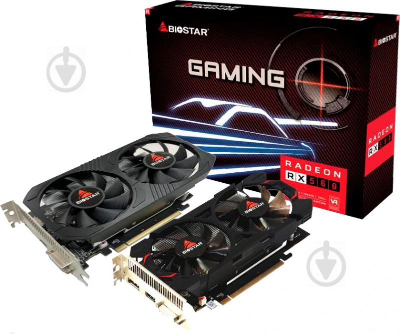 Відеокарта Biostar Radeon RX 560 4GB GDDR5 128bit (VA5615RF41) - фото 1