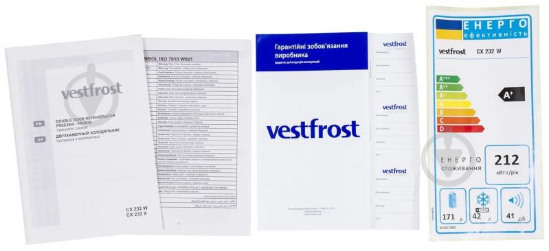 Холодильник Vestfrost CX 232 W - фото 23