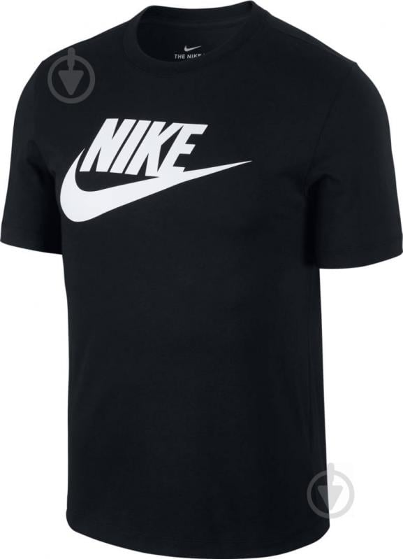 Футболка Nike M NSW TEE ICON FUTURA AR5004-010 р.L чорний - фото 1