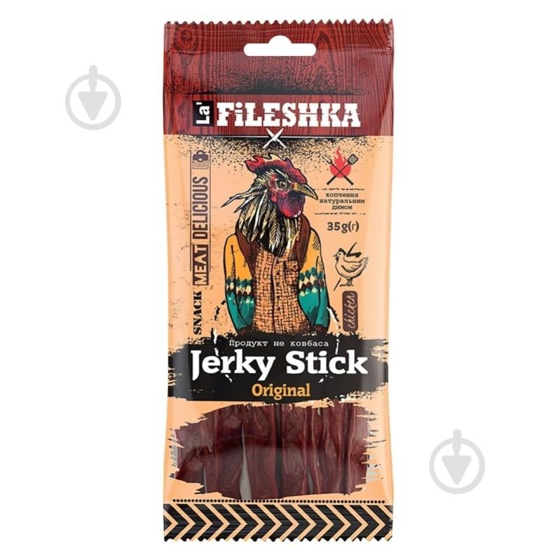 Палички курячі La'Fileshka Jerky Stick Original 35 г - фото 1