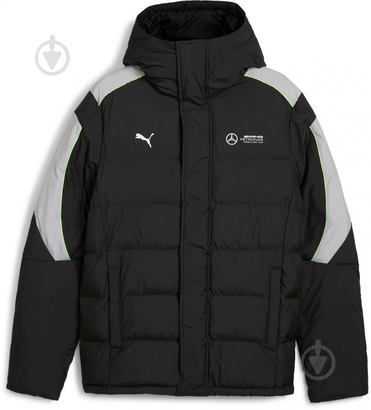 Пуховик мужской зимний Puma MAPF1 MT7+ ECOLITE PADDED JACKET 62731501 р.M черный - фото 1