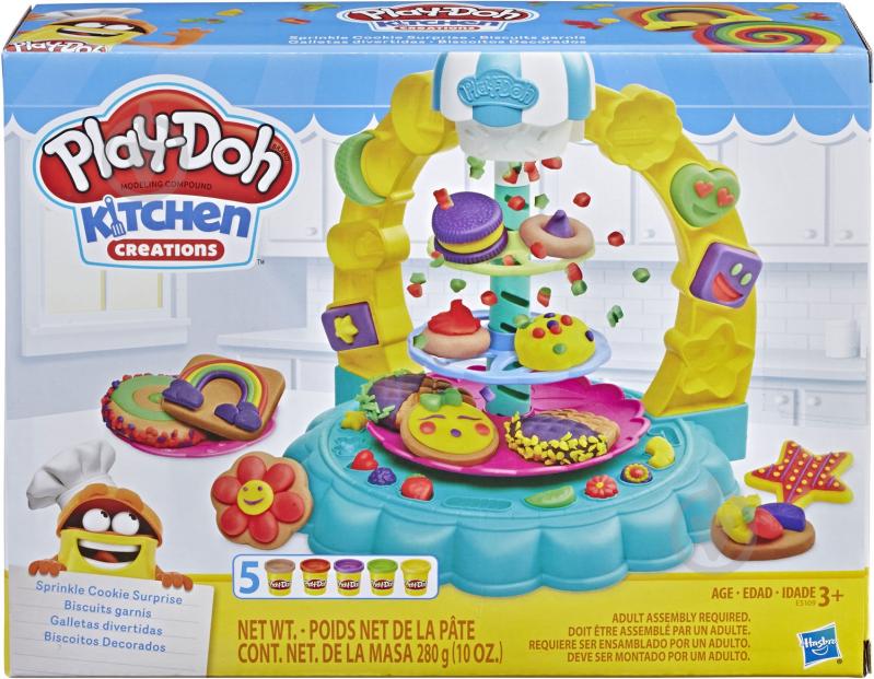 Набор для творчества Play-Doh Карусель сладостей E5109 - фото 1 Набор для творчества Play-Doh Карусель сладостей E5109 - фото 1
