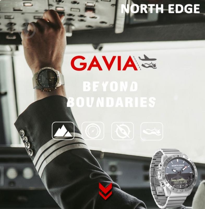 Наручний годинник чоловічий Gavia 20BAR North Edge - фото 8