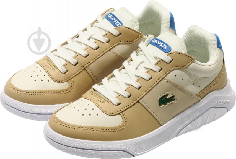 Кроссовки женские Lacoste GAME ADVANCE LUXE01213SFA OFF Lacoste 742SFA0057WN8 р.39,5 бежевые - фото 2