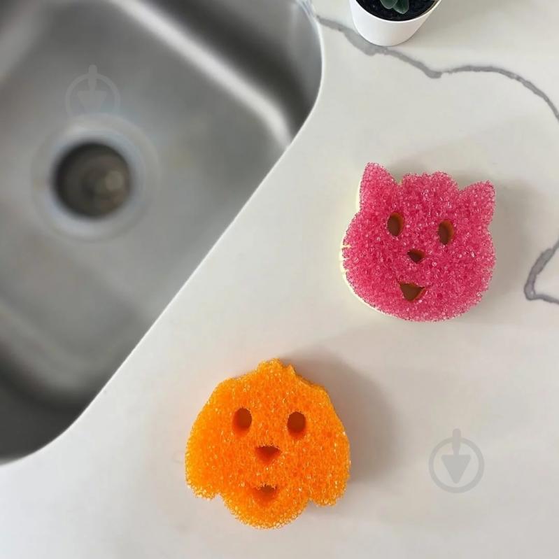 Губка для посуды Scrub Daddy Scrub Mommy CAT - фото 3 Губка для посуды Scrub Daddy Scrub Mommy CAT - фото 3