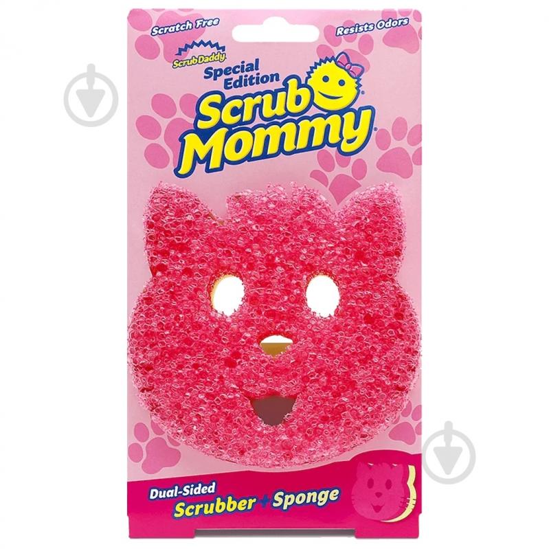 Губка для посуды Scrub Daddy Scrub Mommy CAT - фото 1 Губка для посуды Scrub Daddy Scrub Mommy CAT - фото 1