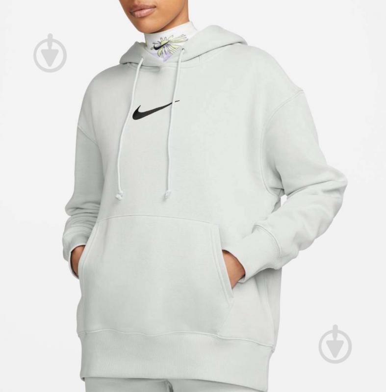 Джемпер Nike W NSW PHNX FLC OS PO HDY MS FD0892-034 р.XL сірий - фото 6