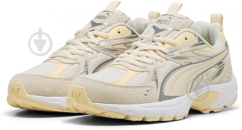 Кросівки чоловічі Puma MILENIO TECH SUEDE 39348916 р.39 бежеві - фото 3