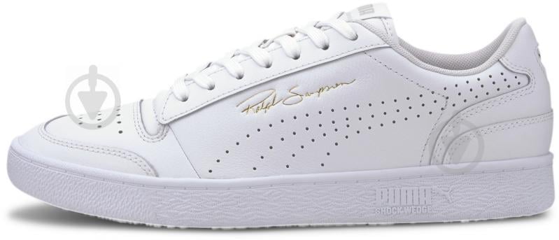 Кроссовки мужские демисезонные Puma Ralph Sampson Lo Perf 37159101 р.40,5 белые - фото 1