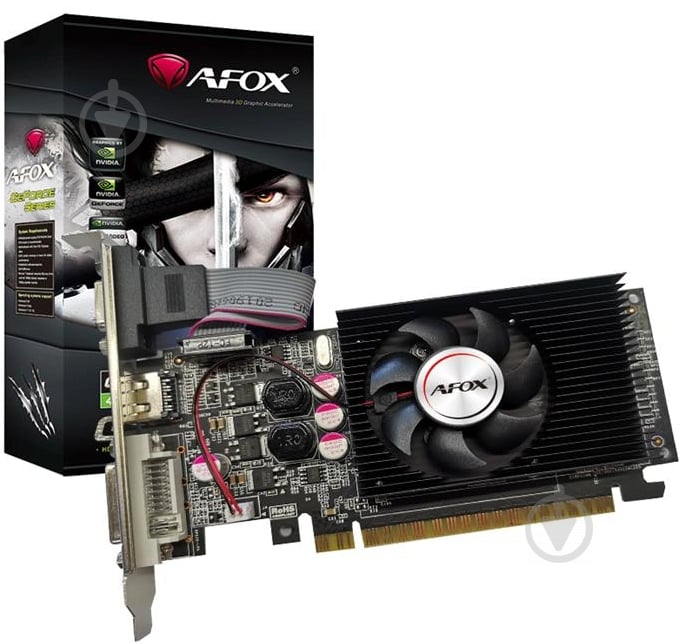 Відеокарта AFOX nVidia GeForce GT 610 2GB DDR3 64bit (AF610-2048D3L5) - фото 1