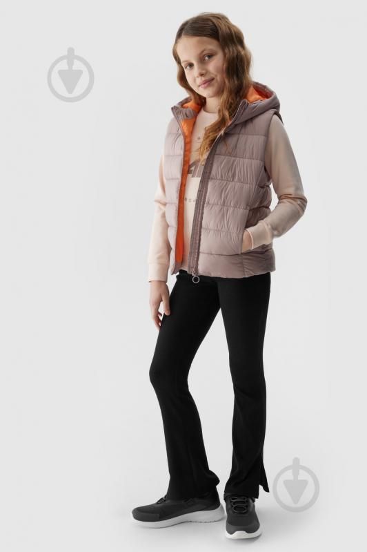 Жилет 4F VEST JACKET F080 / KAMIZELKA F080 4FJWSS24TVJAF080-83S р.146 бежевий - фото 2