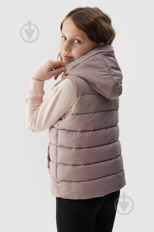 Жилет 4F VEST JACKET F080 / KAMIZELKA F080 4FJWSS24TVJAF080-83S р.146 бежевий - фото 5