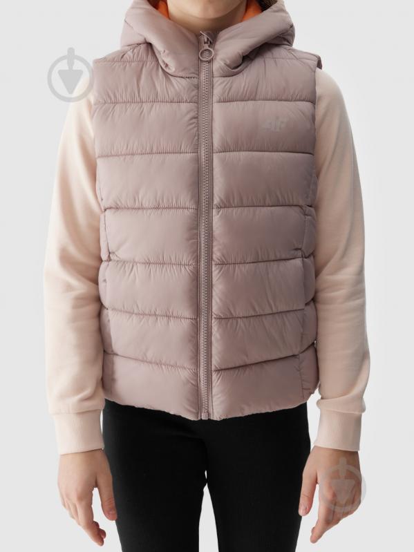 Жилет 4F VEST JACKET F080 / KAMIZELKA F080 4FJWSS24TVJAF080-83S р.146 бежевий - фото 6