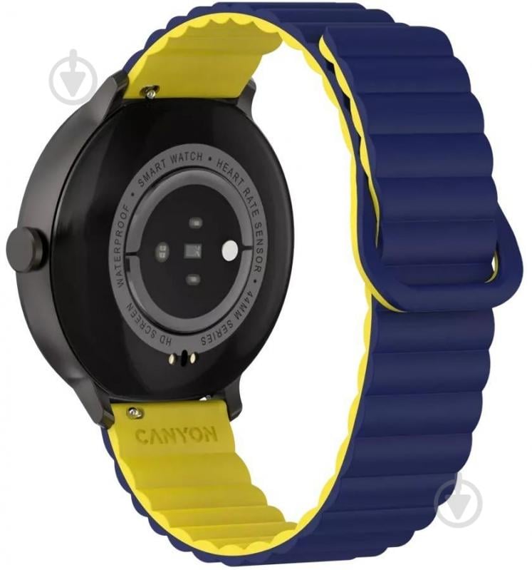 Смарт-часы Canyon Jacky SW-69 blue/yellow (CNS-SW69BL) - фото 4