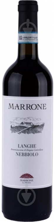 Вино Marrone Langhe Nebbiolo DOC червоне сухе 14% 0,75 л - фото 1