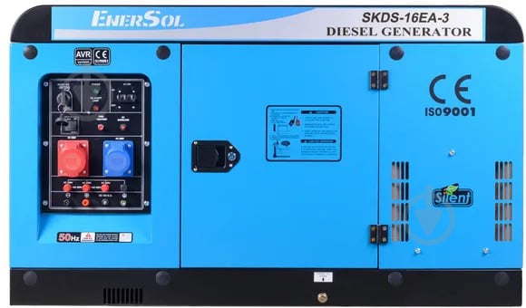 Генератор дизельный EnerSol 16 кВт / 16 кВт 400 В SKDS-16E-3B - фото 2