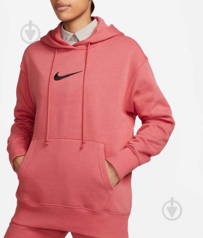 Джемпер Nike W NSW PHNX FLC OS PO HDY MS FD0892-655 р.XL червоний - фото 5