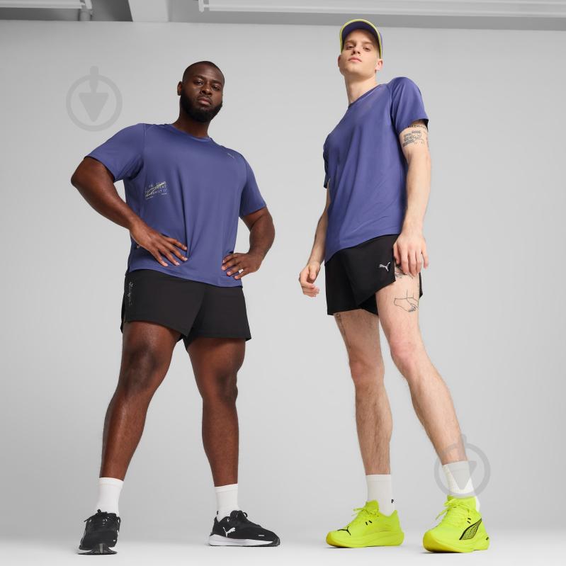 Шорты Puma M RUN KNIT 3” SPLIT SHORT 52663401 р. S черный - фото 3