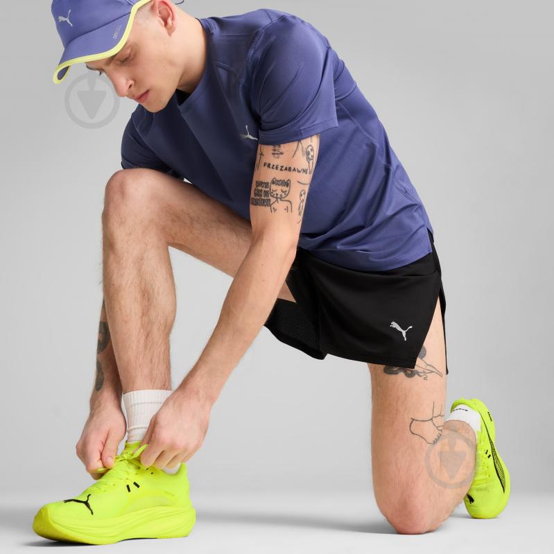 Шорты Puma M RUN KNIT 3” SPLIT SHORT 52663401 р. S черный - фото 7