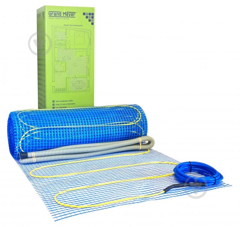 Нагревательный мат Grand Meyer 170 Вт/кв.м (8 кв.м) .Eco NG170-080 - фото 1 Нагревательный мат Grand Meyer 170 Вт/кв.м (8 кв.м) .Eco NG170-080 - фото 1