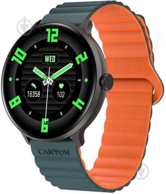 Смарт-часы Canyon Jacky SW-69 green/orange (CNS-SW69BG) - фото 1