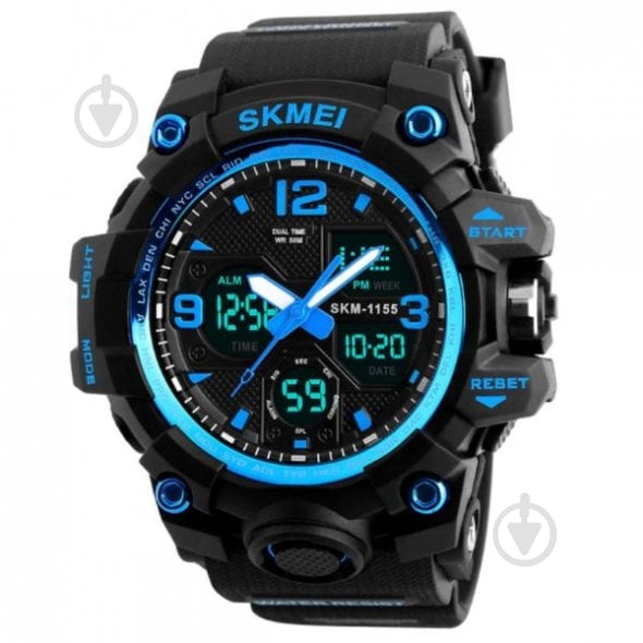 Наручний годинник чоловічий Hamlet Blue 1155B Skmei - фото 2