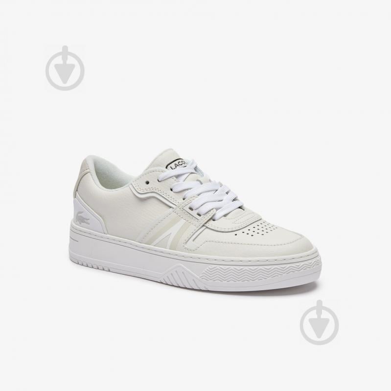 Кроссовки женские зимние Lacoste L001 321 1 SFA WHT/GRN 742SFA007665T р.40,5 белые - фото 1