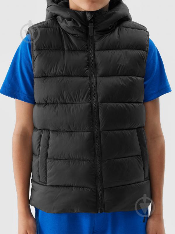 Жилет 4F VEST JACKET M083 / KAMIZELKA M083 4FJWSS24TVJAM083-21S р.152 чорний - фото 5