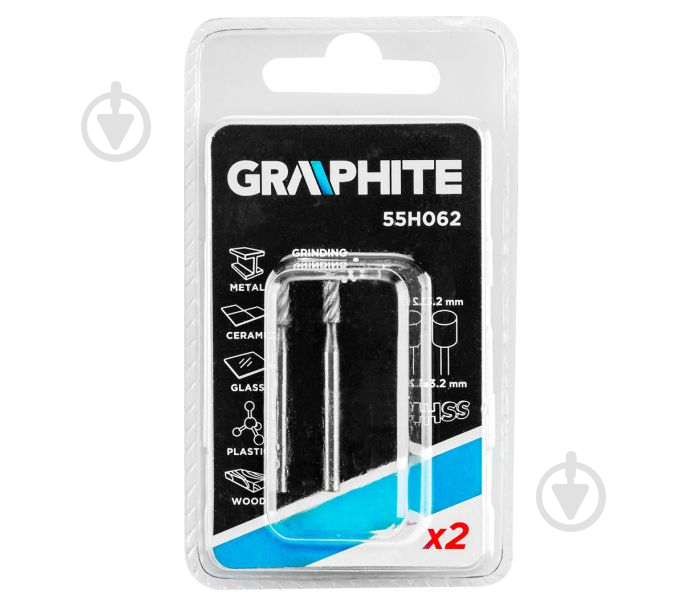 Набір фрез циліндрична GRAPHITE 55H062 - фото 2