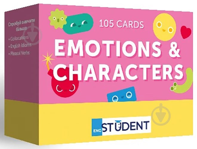 Карточки обучающие «English Student - Emotions & characters (105)» 9786177702800 - фото 1