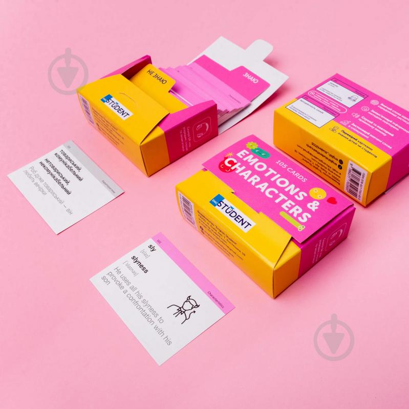 Карточки обучающие «English Student - Emotions & characters (105)» 9786177702800 - фото 5
