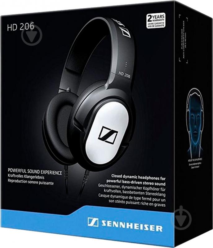 Наушники Sennheiser HD 206 black (507364) - фото 6