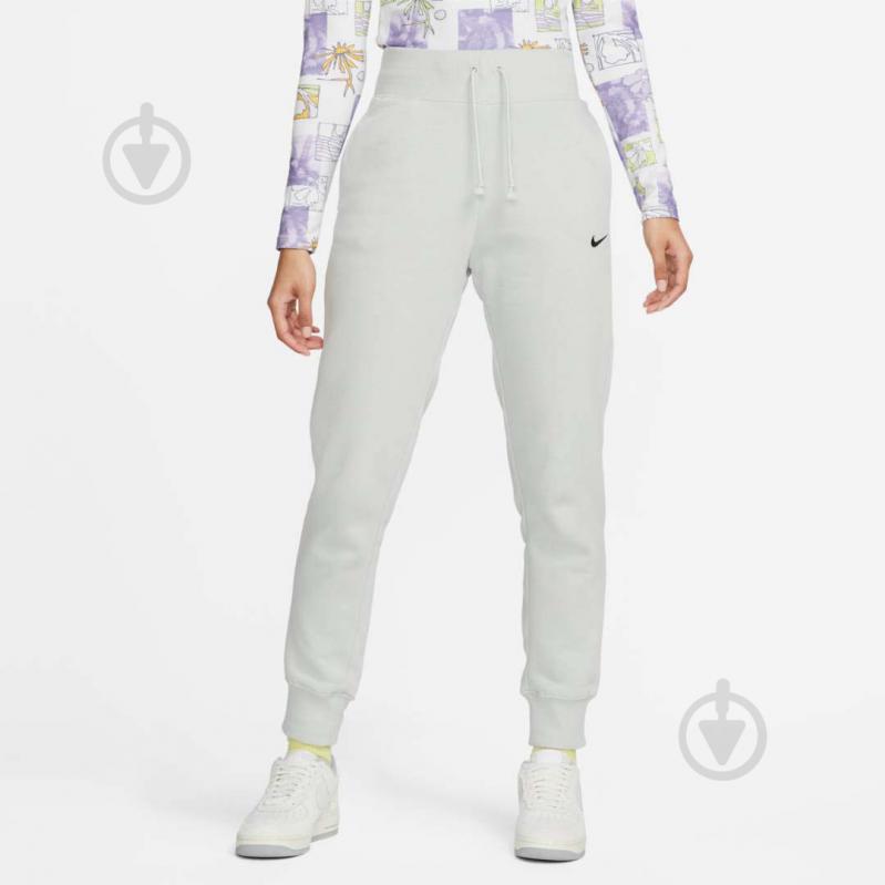 Штани Nike W NSW PHNX FLC HR PANT STD FD0893-034 р. XS сірий - фото 1