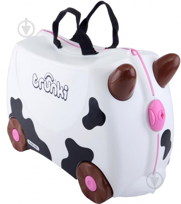 Чемоданчик Trunki черно-белый на колесах Frieda Cow TRU-C047 - фото 1