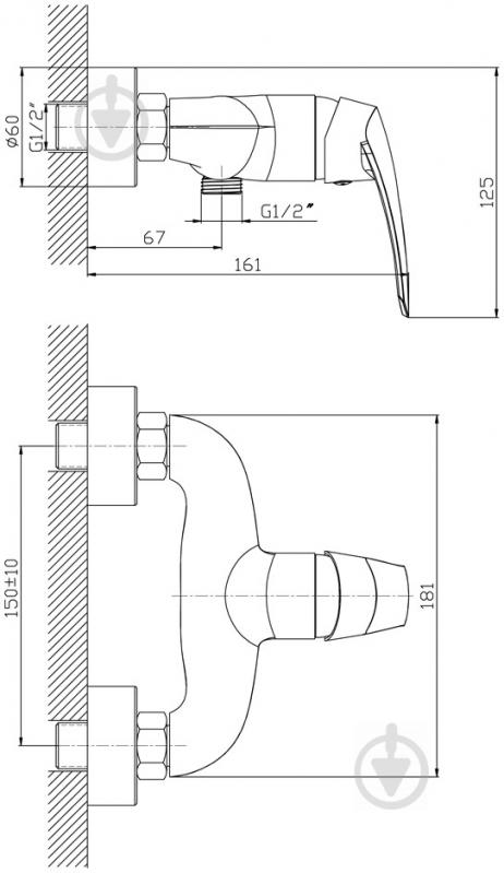 Смеситель для душа Mixxen Грация MXH1002NK - фото 2