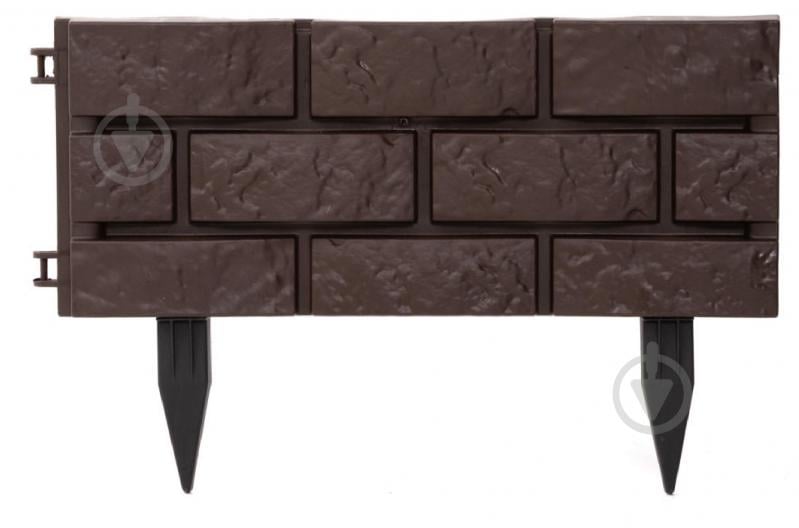 Огорожа для газону Кам’яна коричнева - фото 1 Огорожа для газону Кам’яна коричнева - фото 1