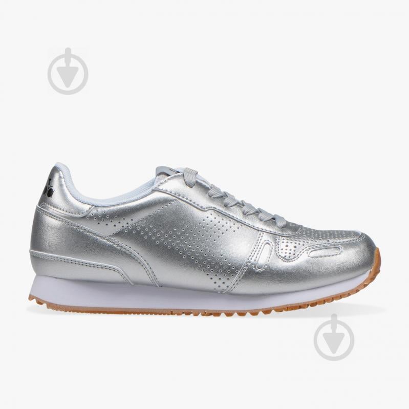 Кросівки жіночі демісезонні Diadora TITANWNMETALLIC 501.17482390001 р.36,5 срібні - фото 1