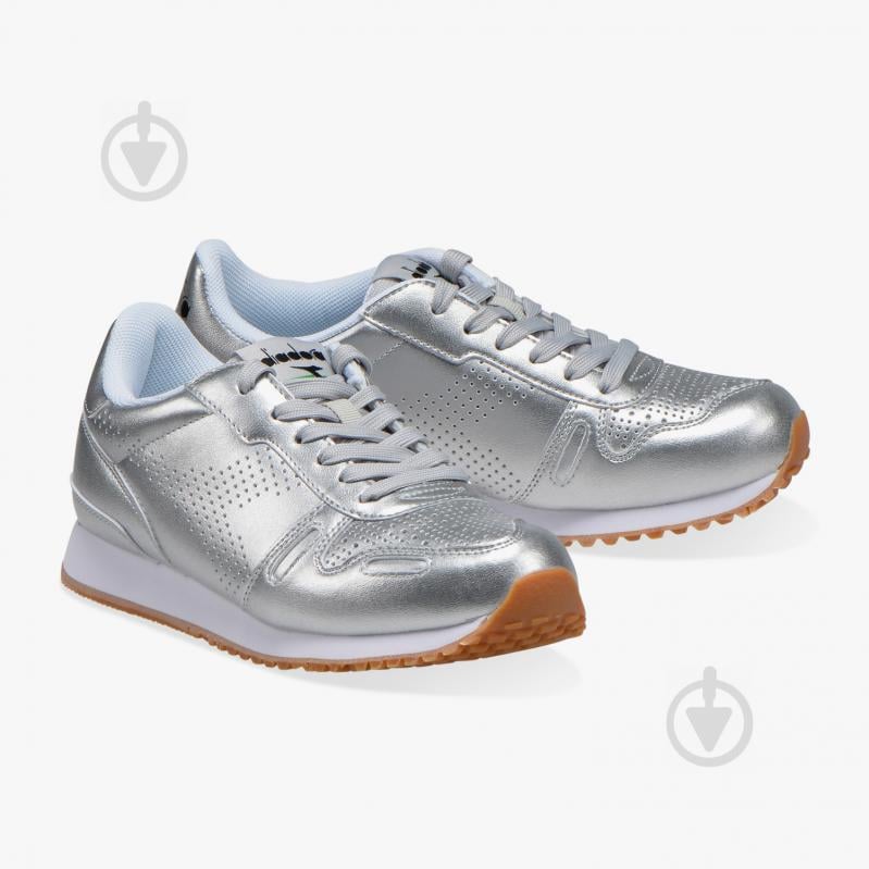 Кросівки жіночі демісезонні Diadora TITANWNMETALLIC 501.17482390001 р.36,5 срібні - фото 4