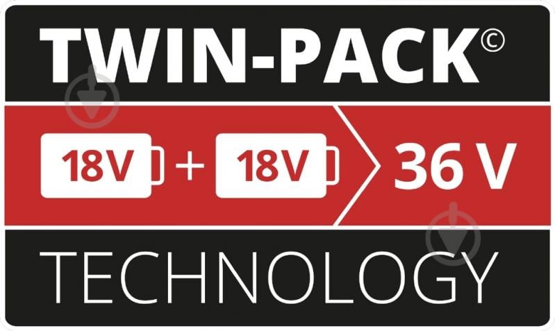 Набір Einhell акумулятор + зарядний пристрій 18V PXC Twincharger Kit 2x4 Аг 4512112 - фото 5